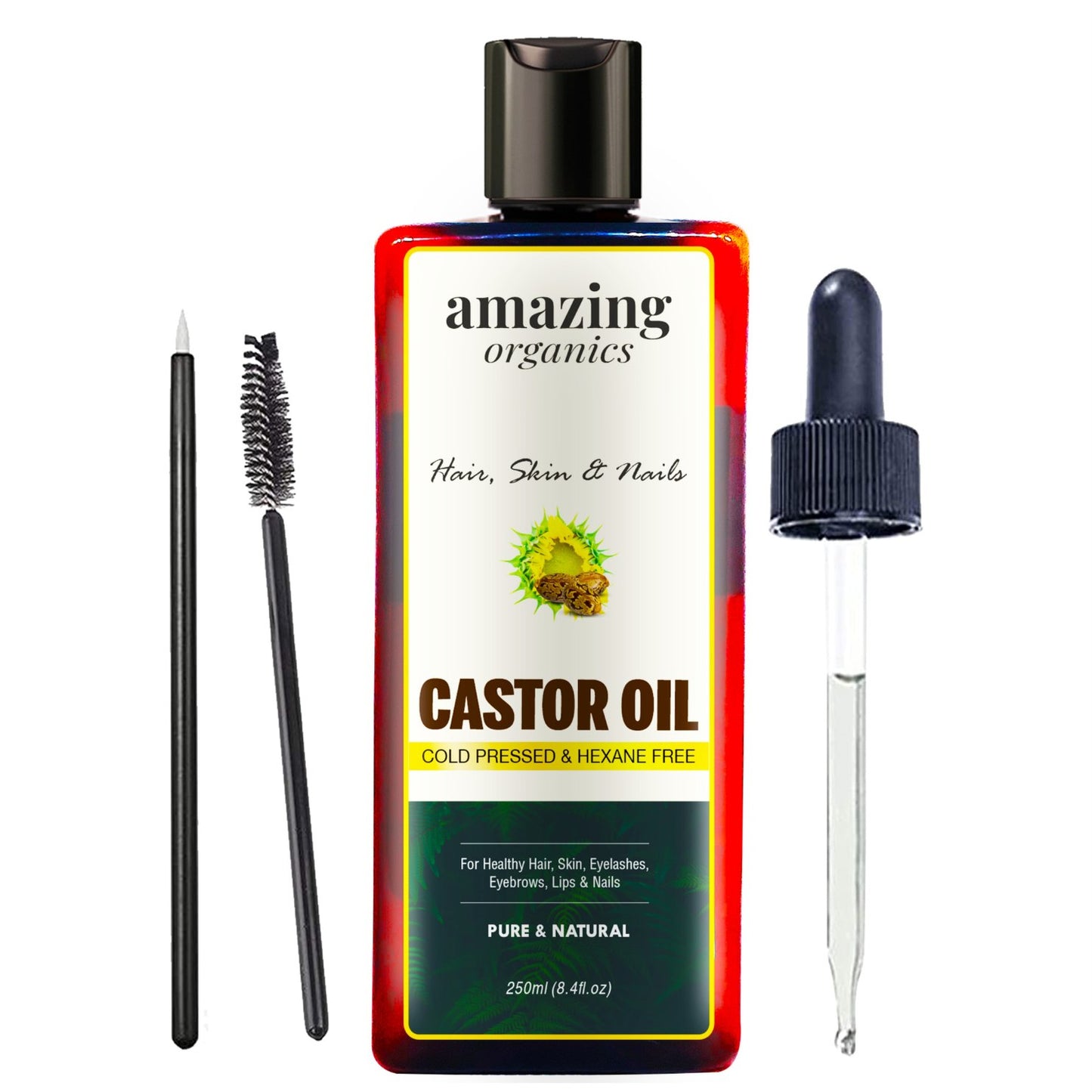 Castor Oil for Hair, Skin & Nails