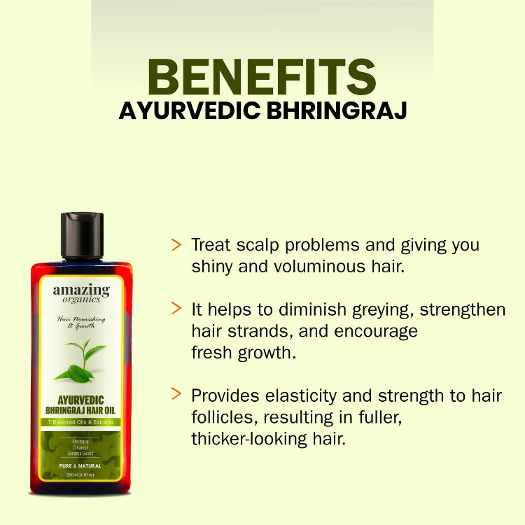 Pure Bhringraj Oil for Hair Growth