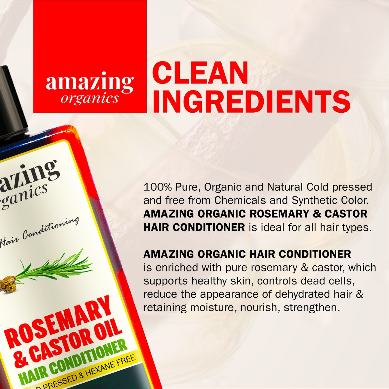 Rosemary & Castor Oil Hair Conditoner