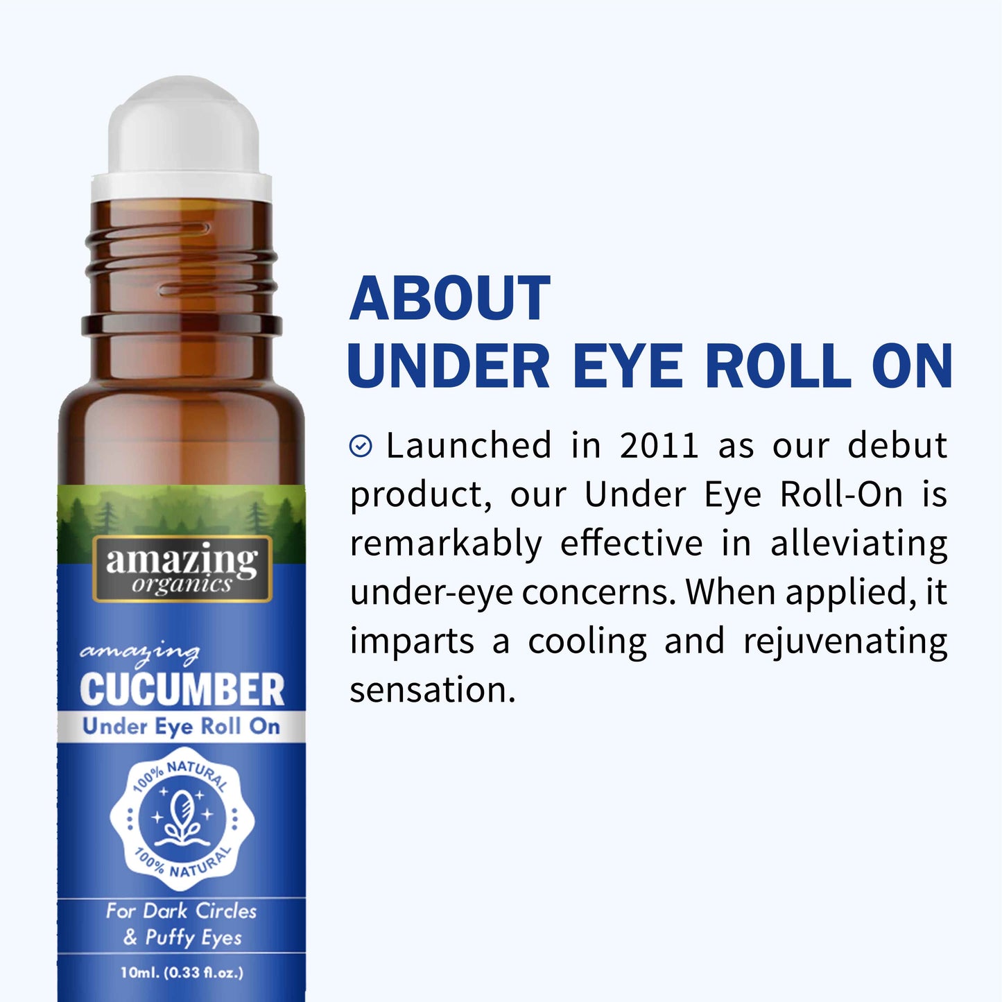 Cucumber Under Eye Roll On