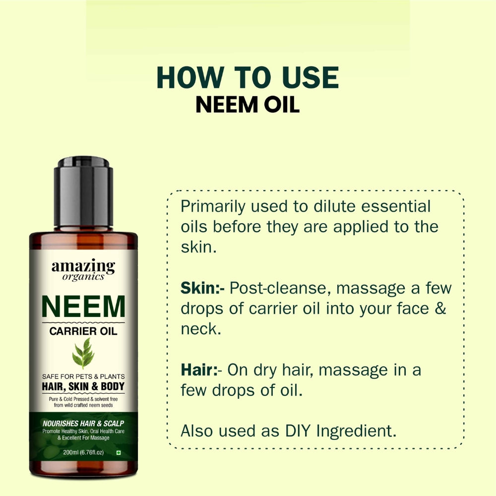 Neem Oil - Organics Cold Pressed 100ml