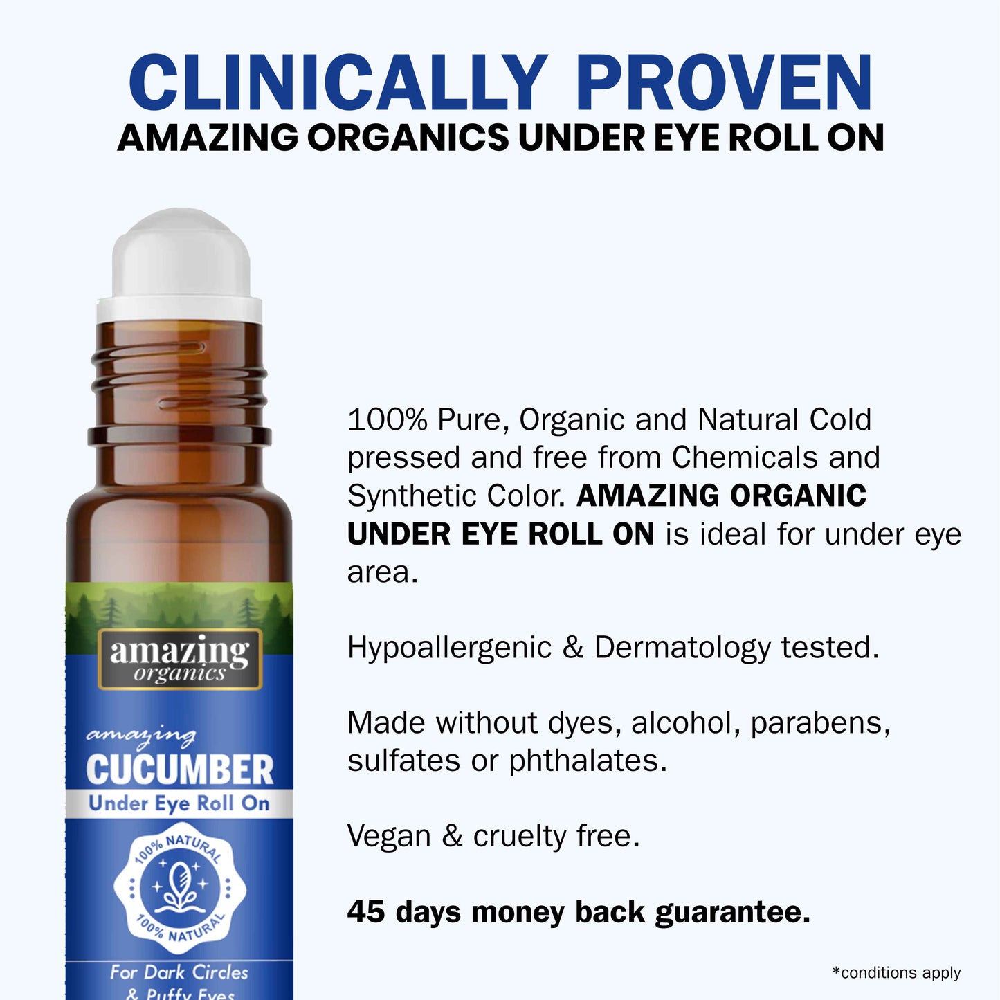 Cucumber Under Eye Roll On