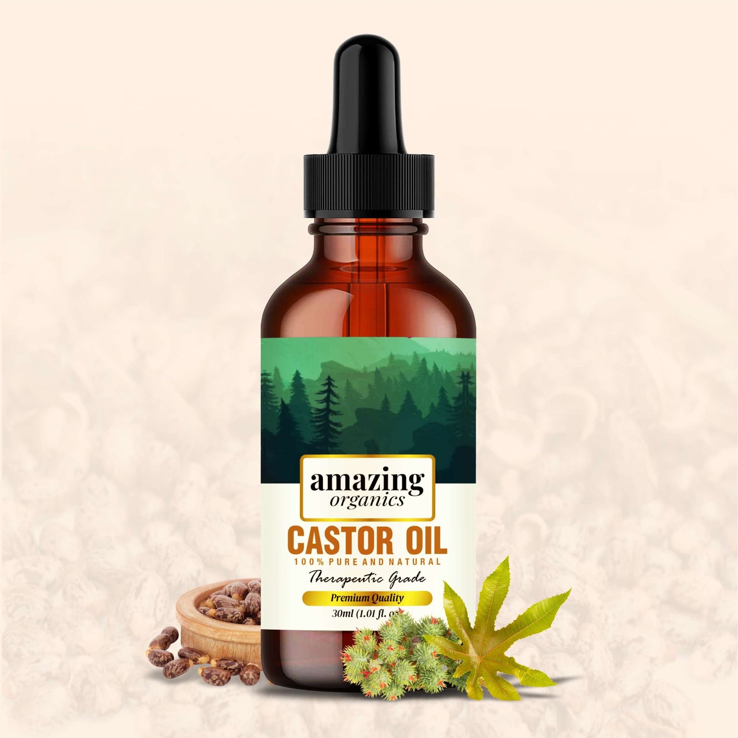 Pure Castor Oil Cold Pressed