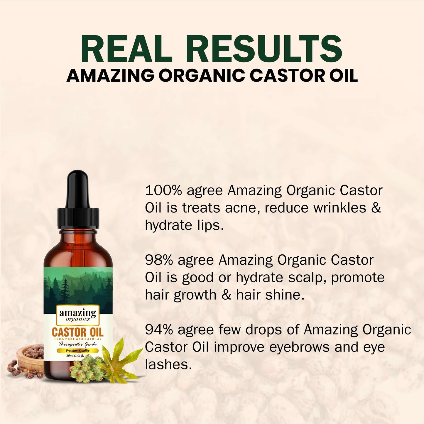 Pure Castor Oil Cold Pressed