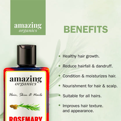 Rosemary & Castor Oil for Hair Growth