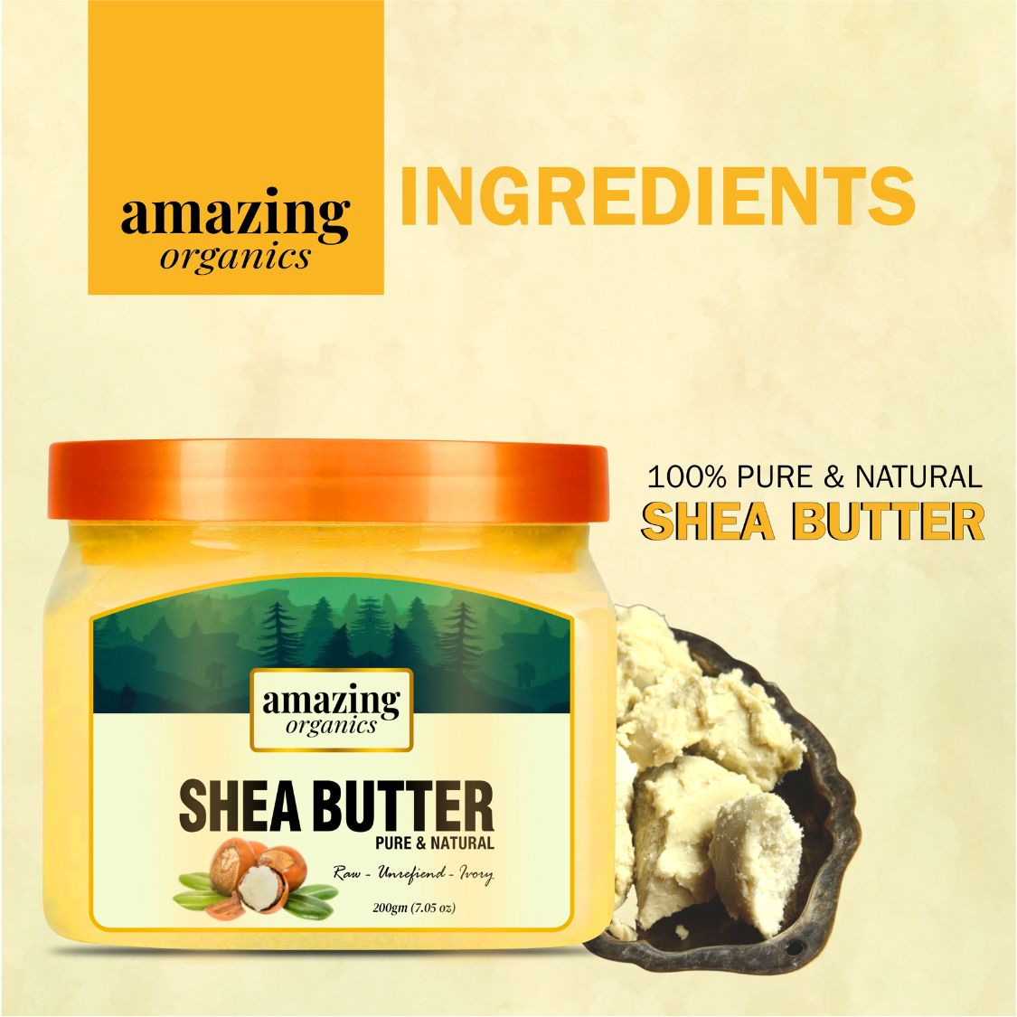 Shea Butter Raw Organic & Unrefined
