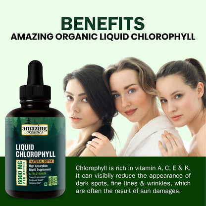 Liquid Chlorophyll Drops - Organic Chlorophyll