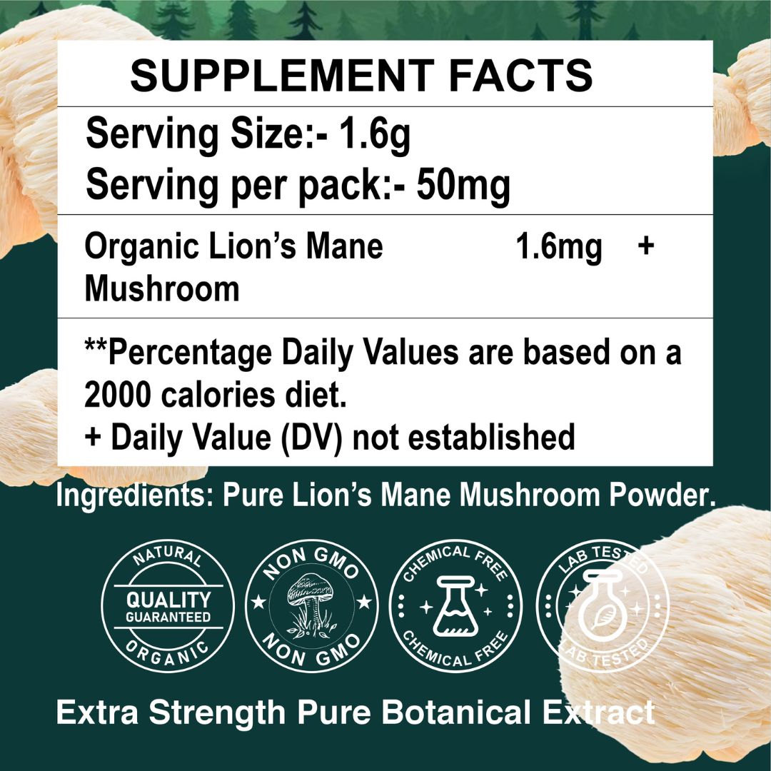 Lion's Mane Mushroom Powder