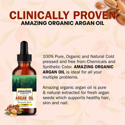 Argan Oil Pure & Organic for Hair & Skin