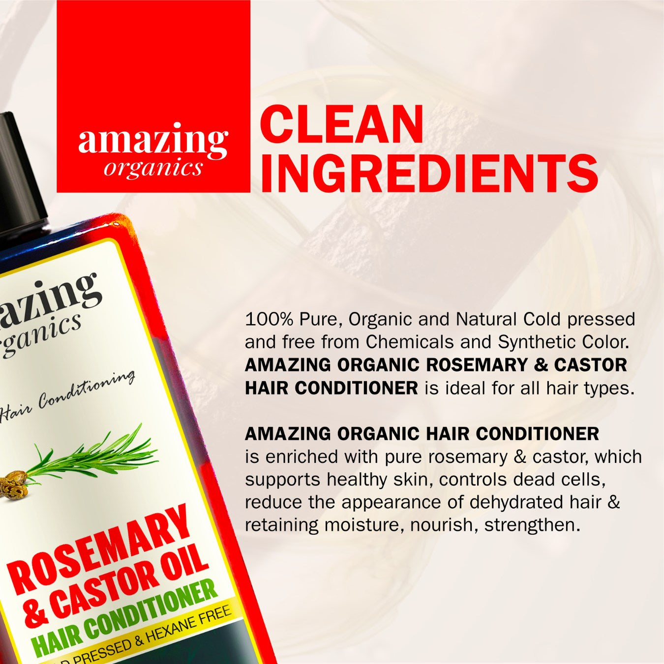 Rosemary & Castor Oil Hair Conditoner