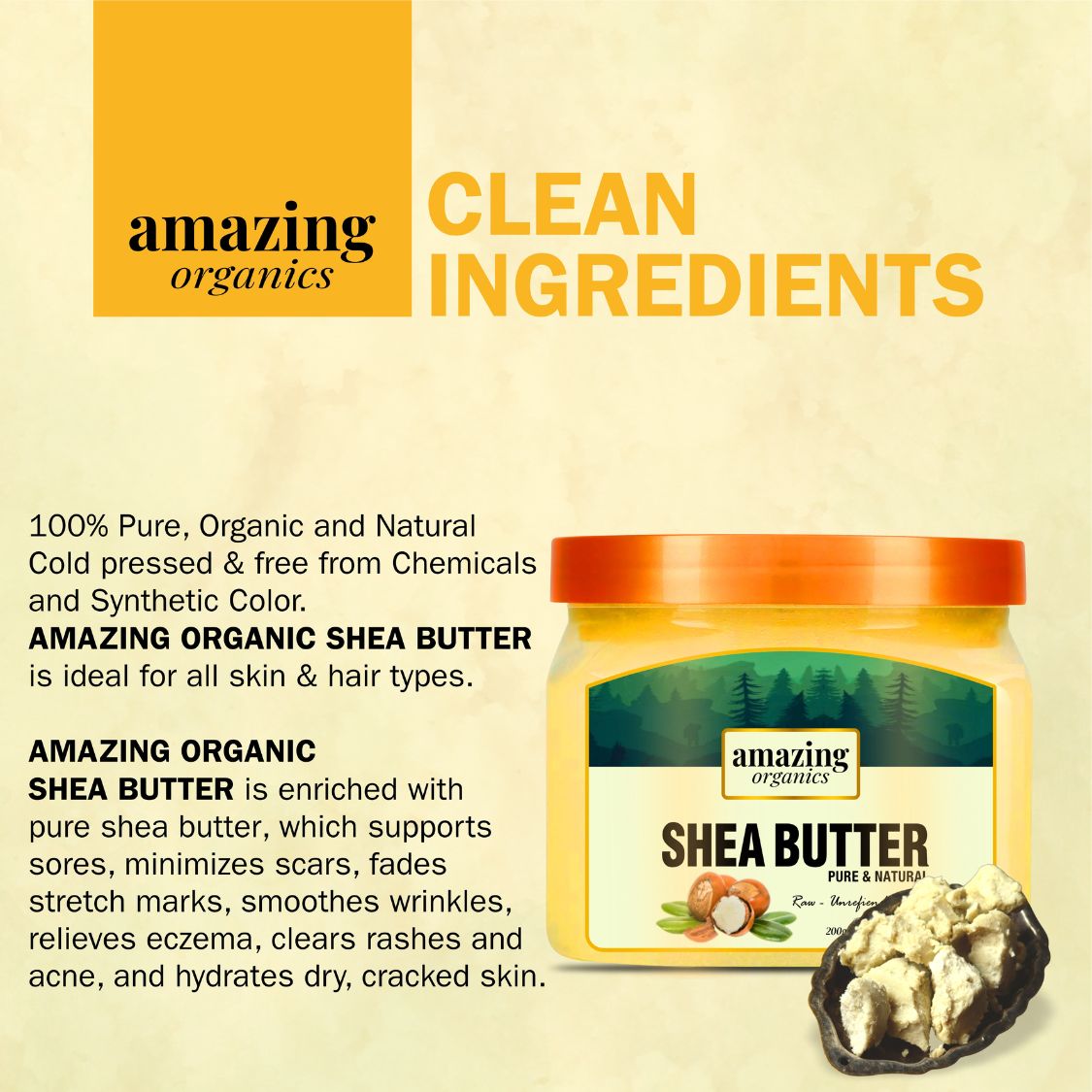 Shea Butter Raw Organic & Unrefined