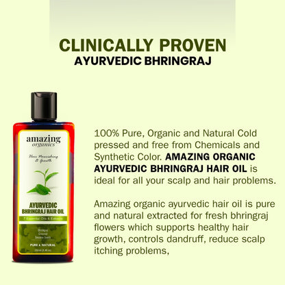 Pure Bhringraj Oil for Hair Growth