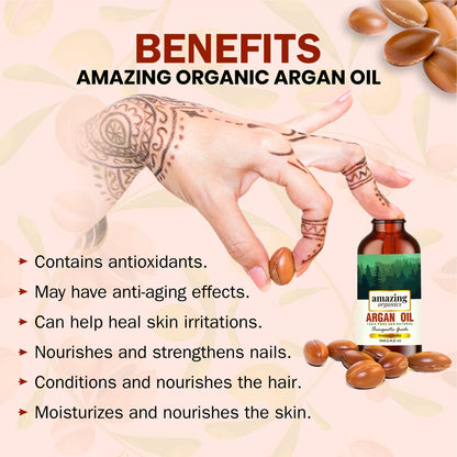 Argan Oil Pure & Organic for Hair & Skin