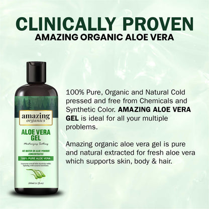 Aloe Vera Gel for Face & Body - 200ml
