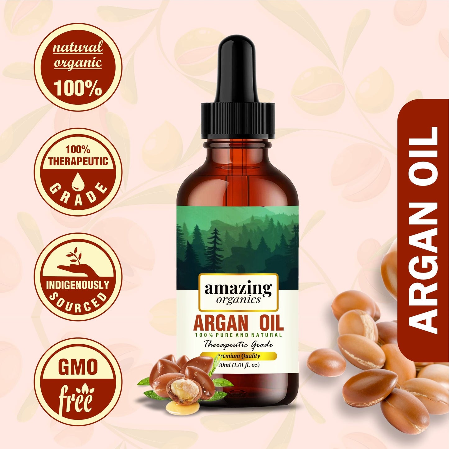 Argan Oil Pure & Organic for Hair & Skin